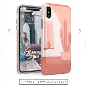 Casely Desert Daze Peachy Cactus iPhone X Case